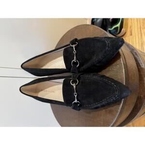 KOKO + PALENKI Black Suede Heels - Size 8.5
